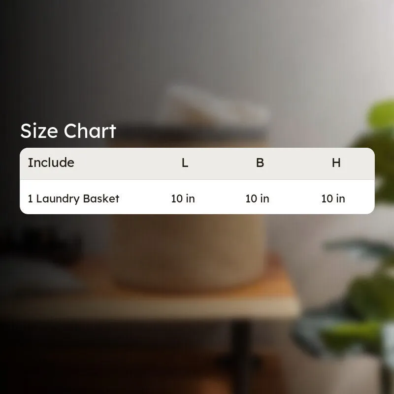 Ryna Natural Fiber Laundry Basket media 5