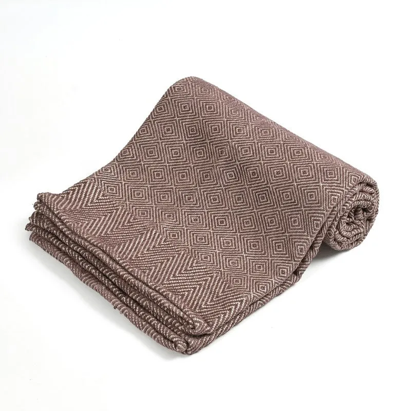 Loomora Zigzag Cotton Throws - Red media 3