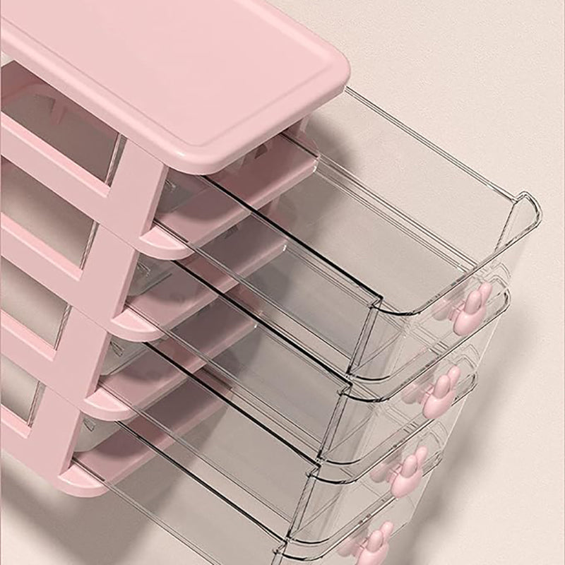 Stowly Two Tier Desk Organiser - Pink media 6