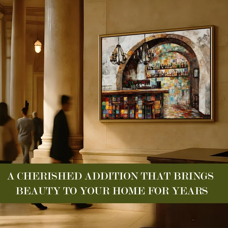 Subterranean Canvas Wall Painting With Frame media 7