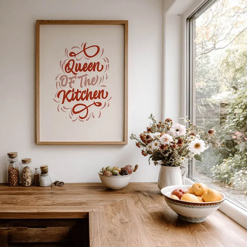 KitchenQueen Archival Canvas Wall Art - Brown media 7