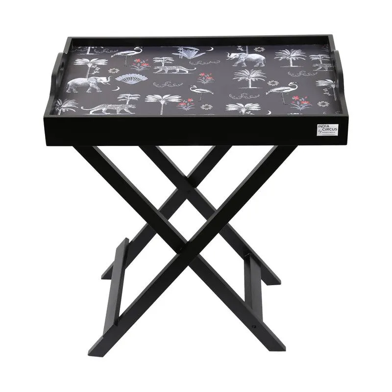 India Circus Teak Wood Animalia Tray Table media 4
