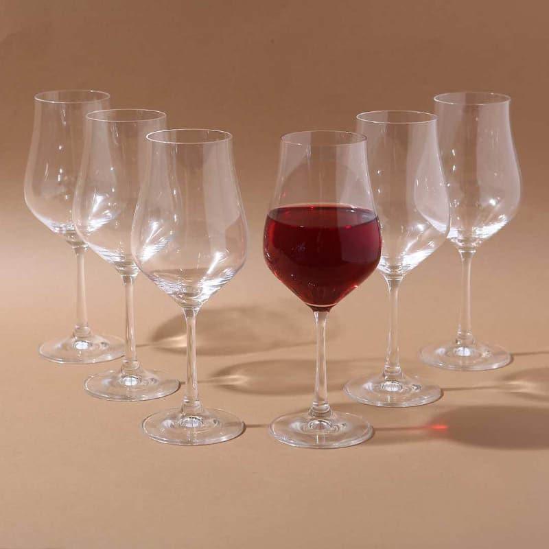 Stella Crystal Red Wine Glasses (350 mL each) - Set Of Six media 3