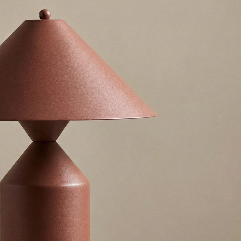 Fig Living Cone Casa Metal Table Lamp - Brown media 4