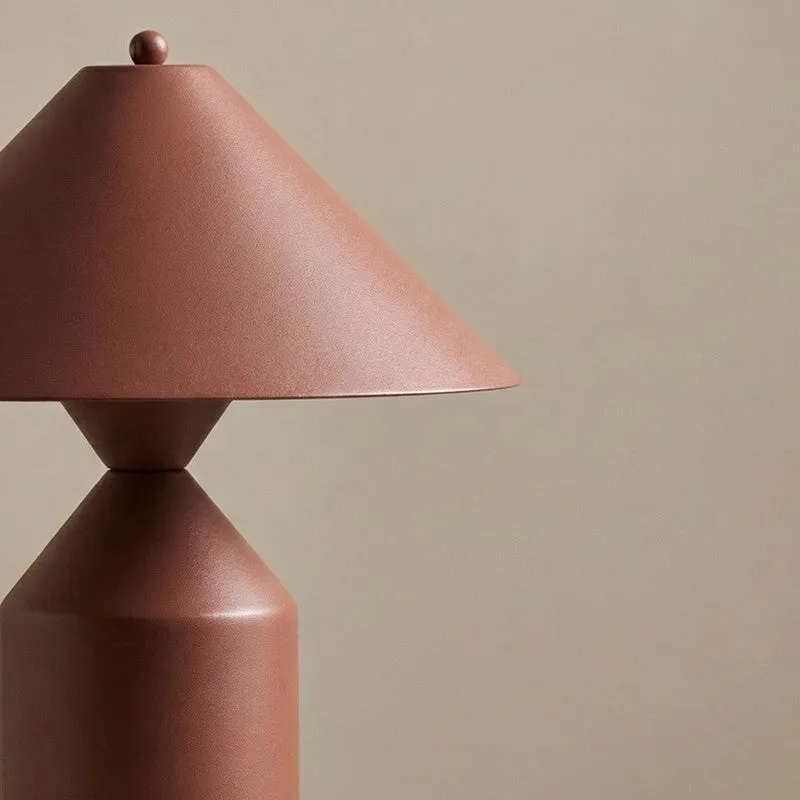 Fig Living Cone Casa Metal Table Lamp - Brown media 4