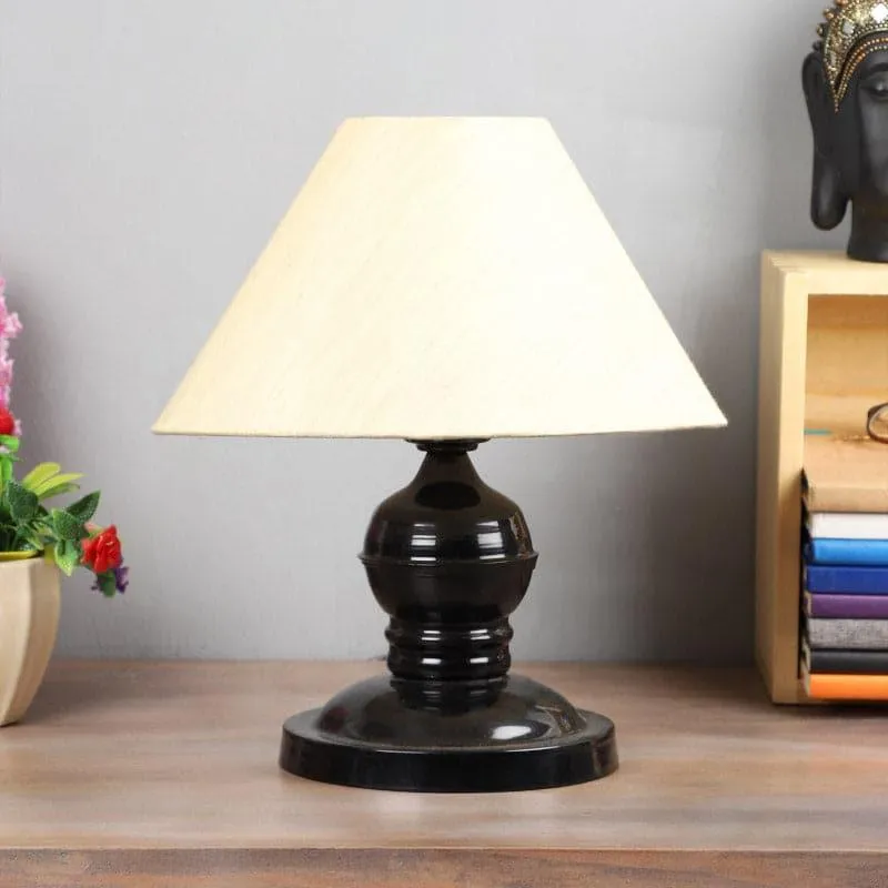 Marama Ursa Fabric Table Lamp - White,Black media 3
