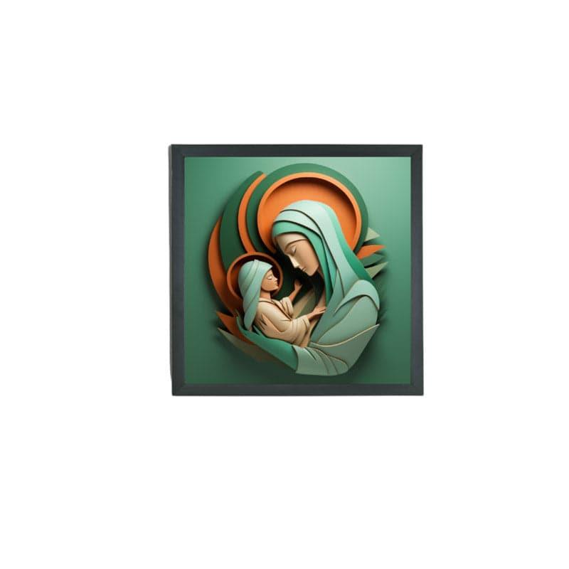 Mother Mary & Baby Jesus Wall Art media 3