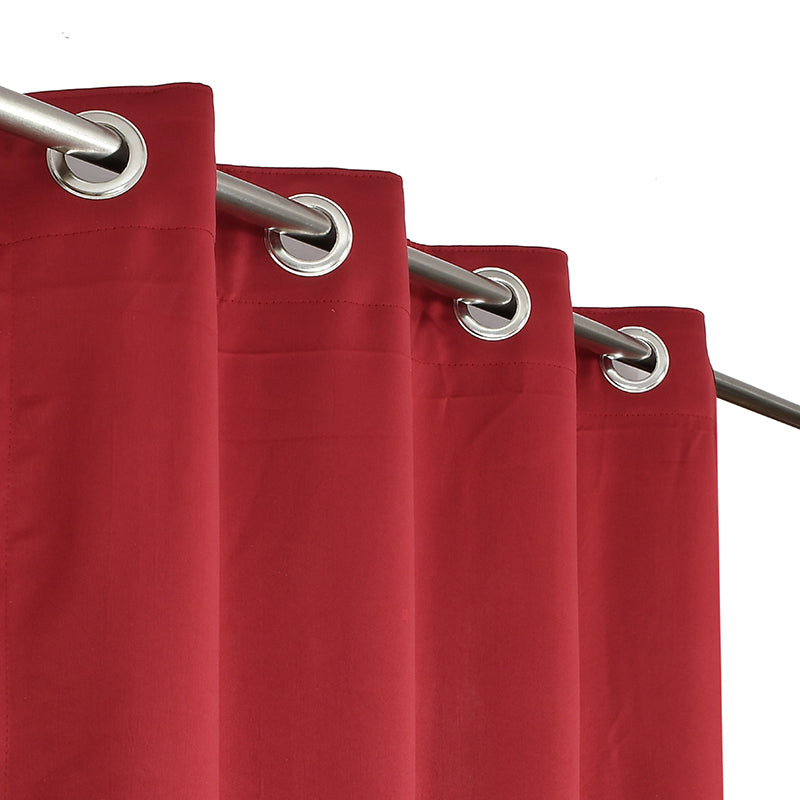 Nisha Blackout Curtain (Maroon) - Set Of Two media 5