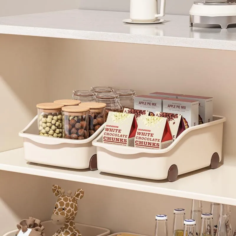 Flex Cart Plastic Organizer With Wheels - Set Of Two media 1