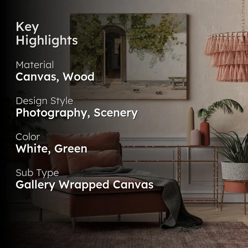 The Entrance Canvas Wall Painting - Gallery Wrap media 2