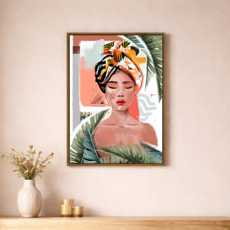 Rang Rani Canvas Wall Art With Frame