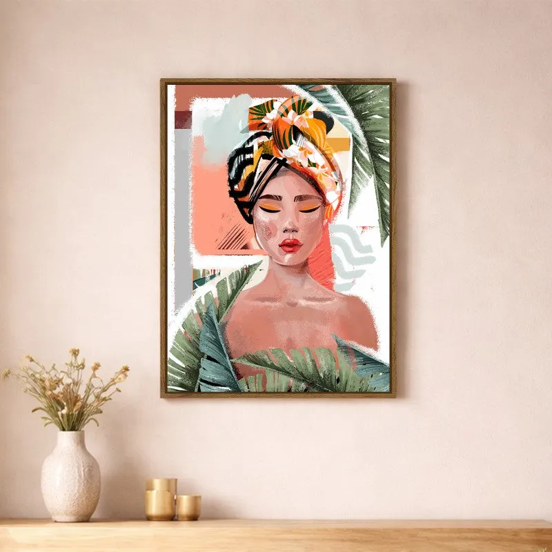 Rang Rani Canvas Wall Art With Frame media 1