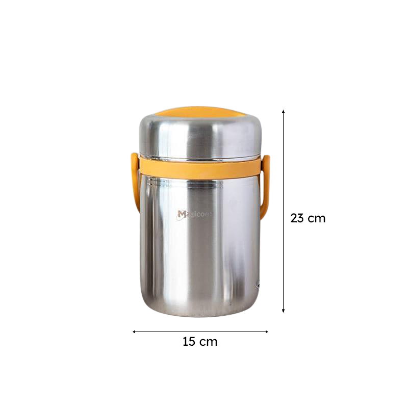 Cassa Insulated Lunch Box (Silver) - 2500 ML media 6