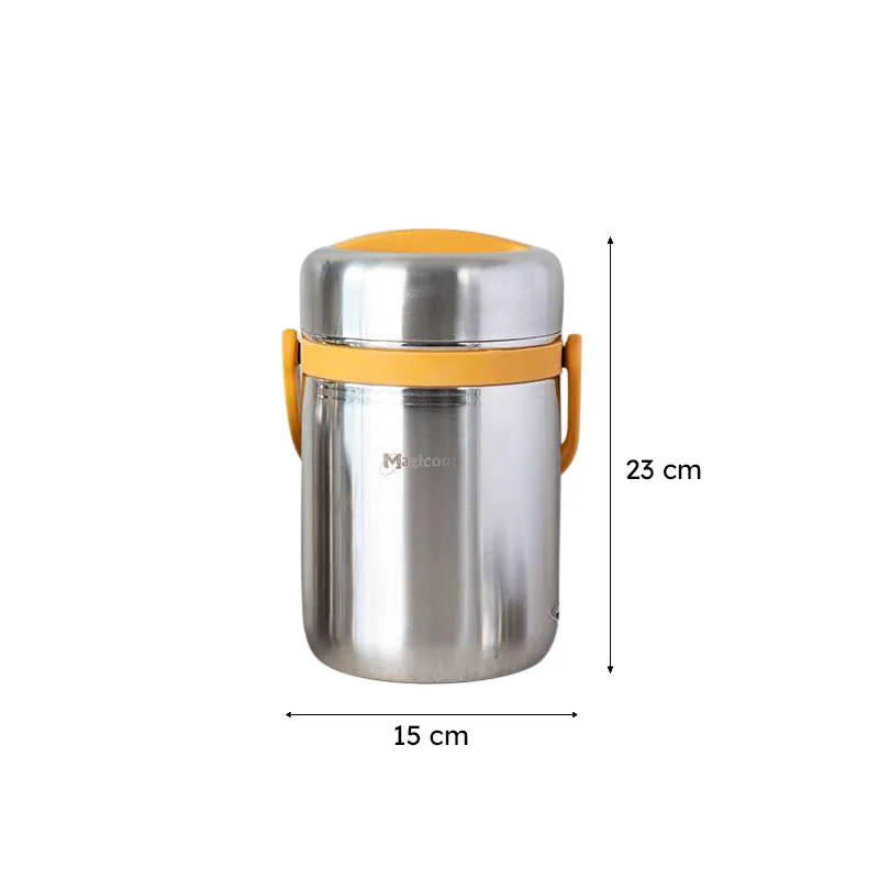 Cassa Insulated Lunch Box (Silver) - 2500 ML media 6