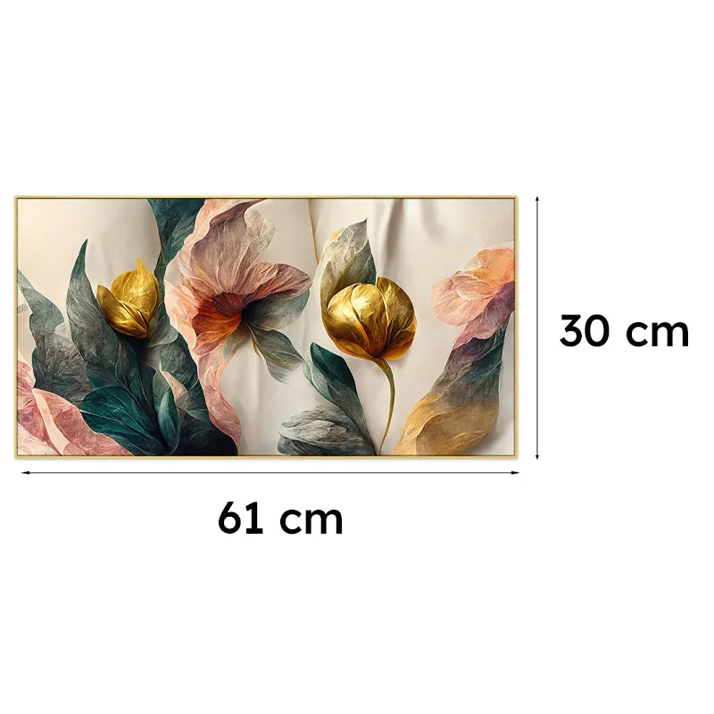 Serenity Sensation Floral Wall Painting media 10