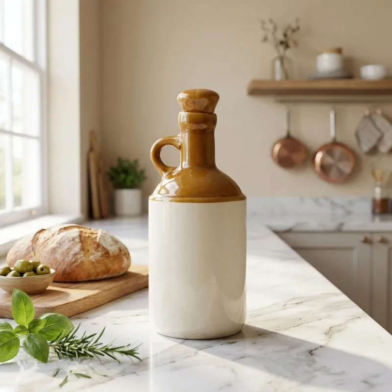 Heritage Pour Ceramic Oil Dispenser - 1000 mL media 1