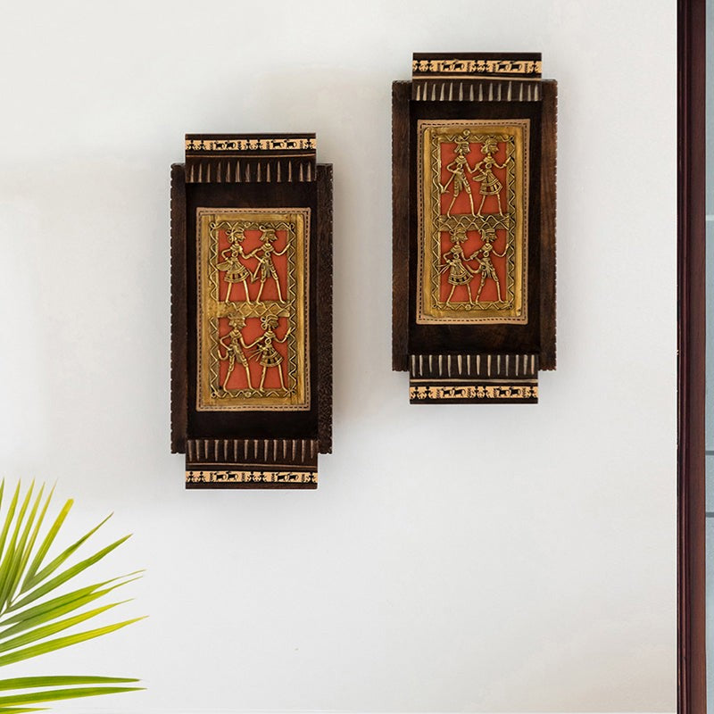 Brass · Mango Wood