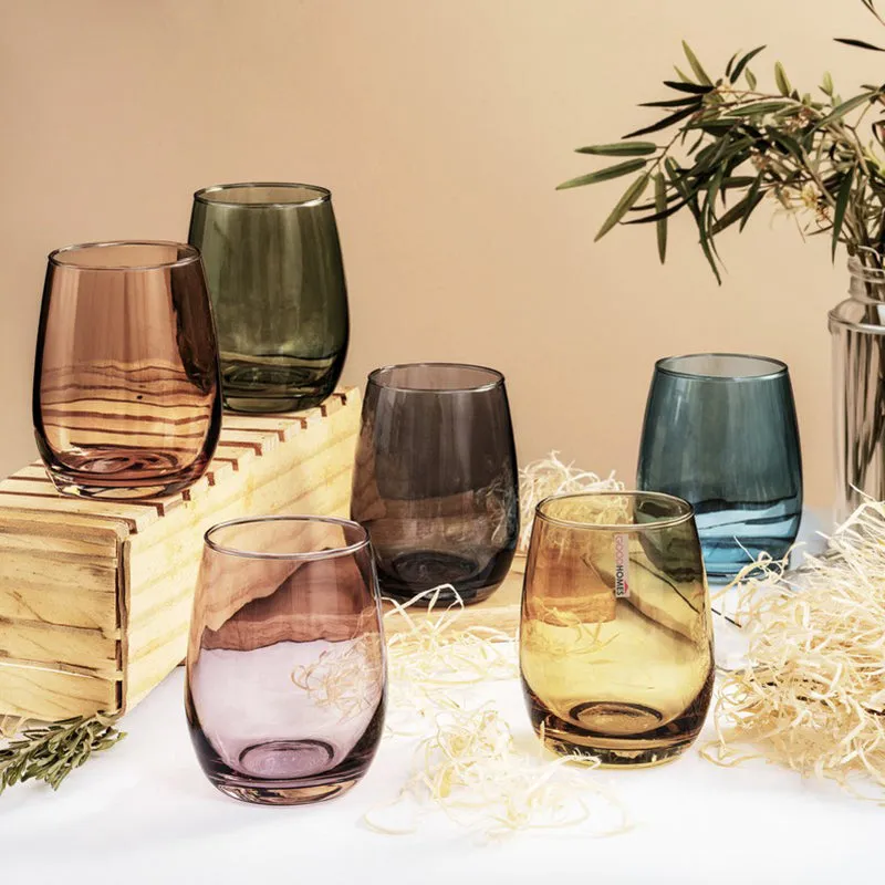 Glass Drinking Glasses (320 mL Each) - Set Of Six media 1