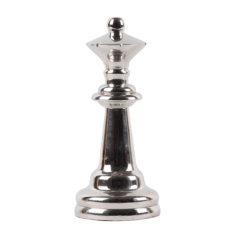 Chess Charm King Showpiece (Silver) - Set Of Two media 3