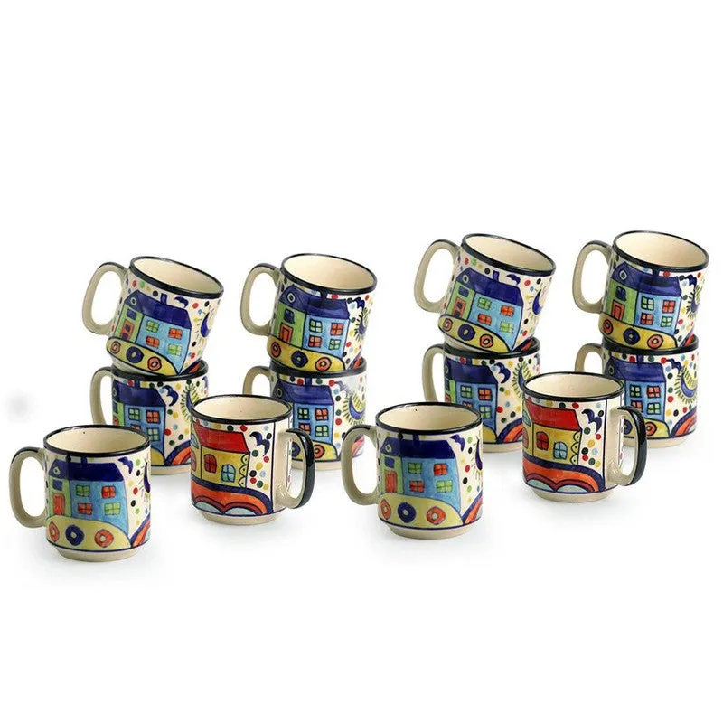Sweet Ceramic Tea Cup (220 mL Each) - Set of Twelve media 4