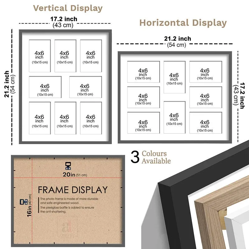 Memoirra Collage Photo Frame - White media 5