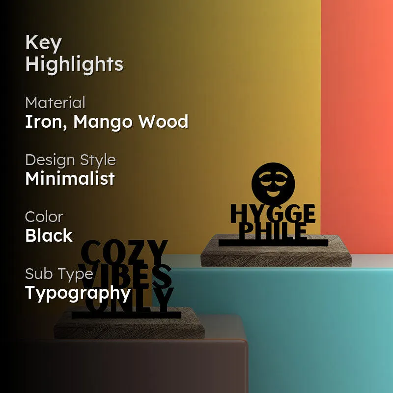 Hyggephile Showpiece - Set Of Two media 2