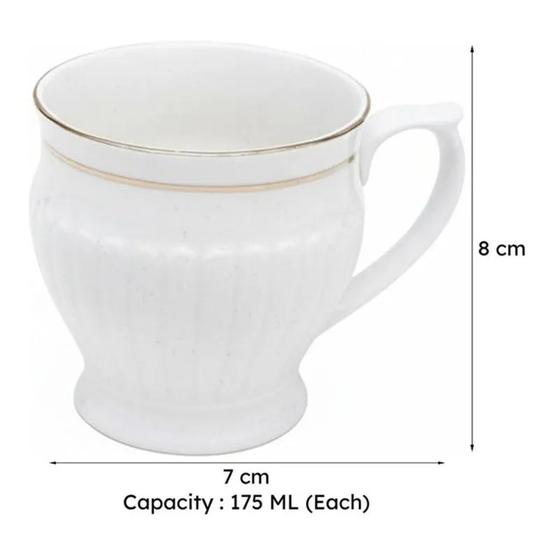 Wolf Bone China Tea Cup (175 mL Each) - Set of Six media 5