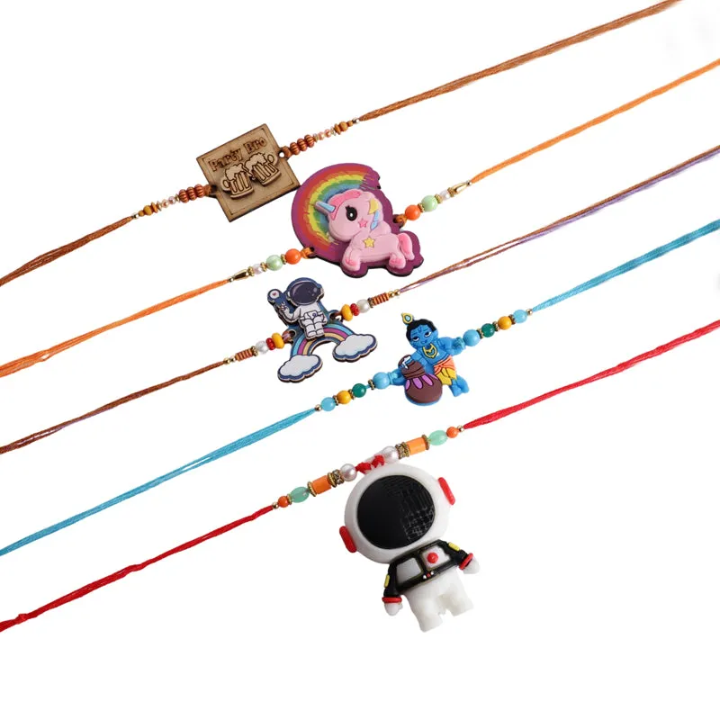 Rakshya V Rakhi with Roli Chawal - Six Piece Set media 5