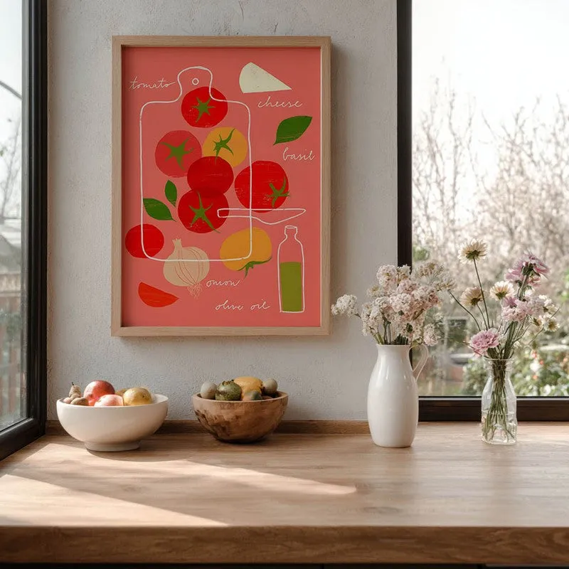 Chopped Splash Archival Canvas Wall Art - Brown media 6