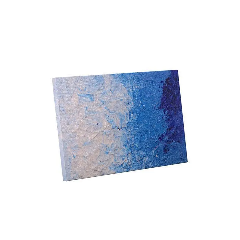 Royal Blue Abstract Canvas Painting - Gallery Wrap media 3