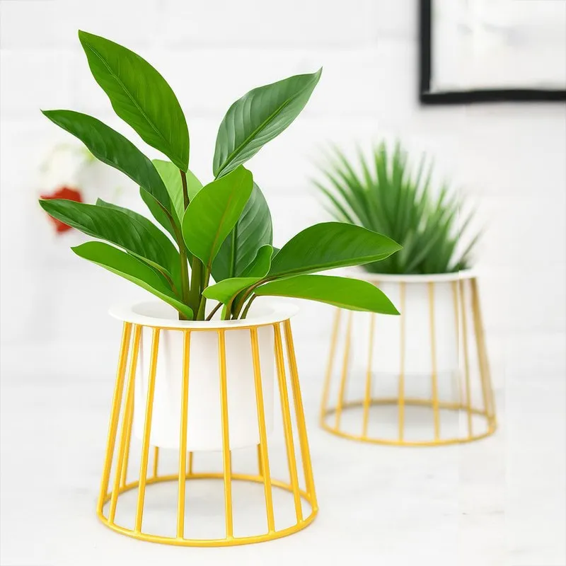 Muse Table Top Planter With Stand - Set Of Two media 3