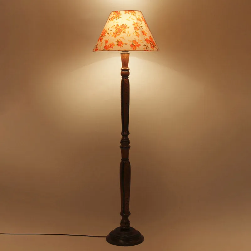 Ibis Hima Vintage Wooden Floor Lamp media 4