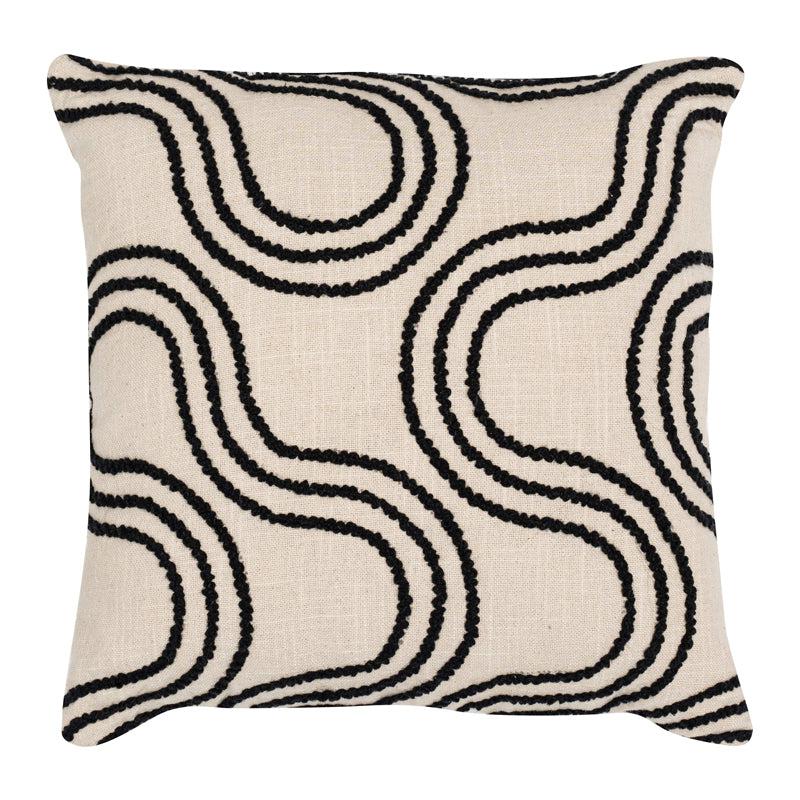 Yvaine Embroidered Abstract Cushion Cover - Square media 5
