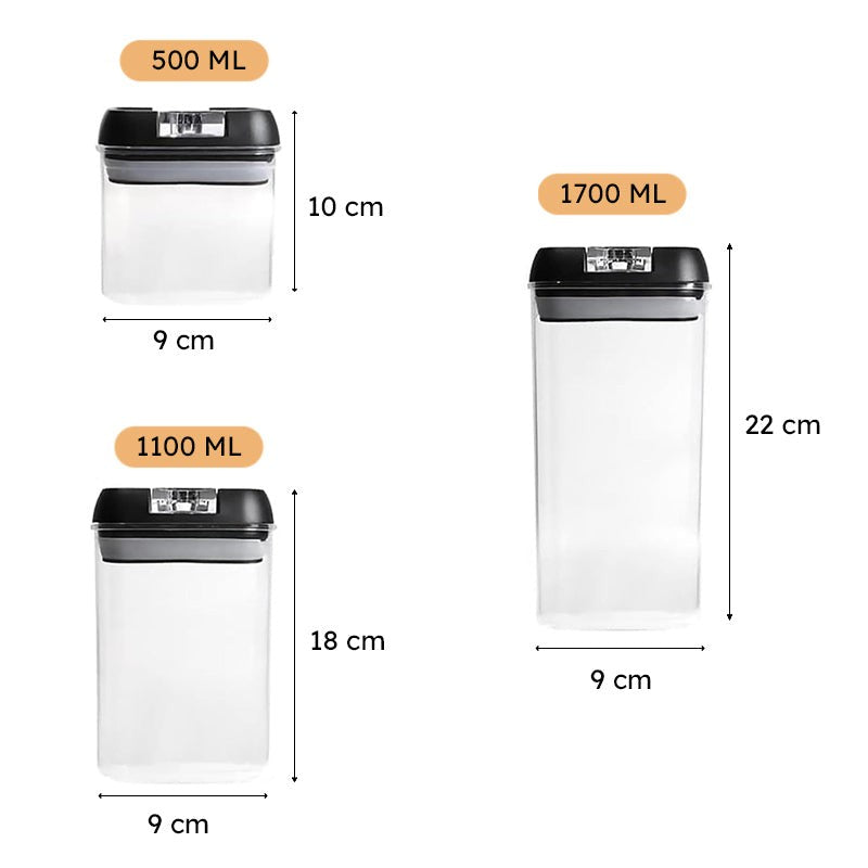 Norva Airtight Plastic Storage Container - Set Of Six media 9