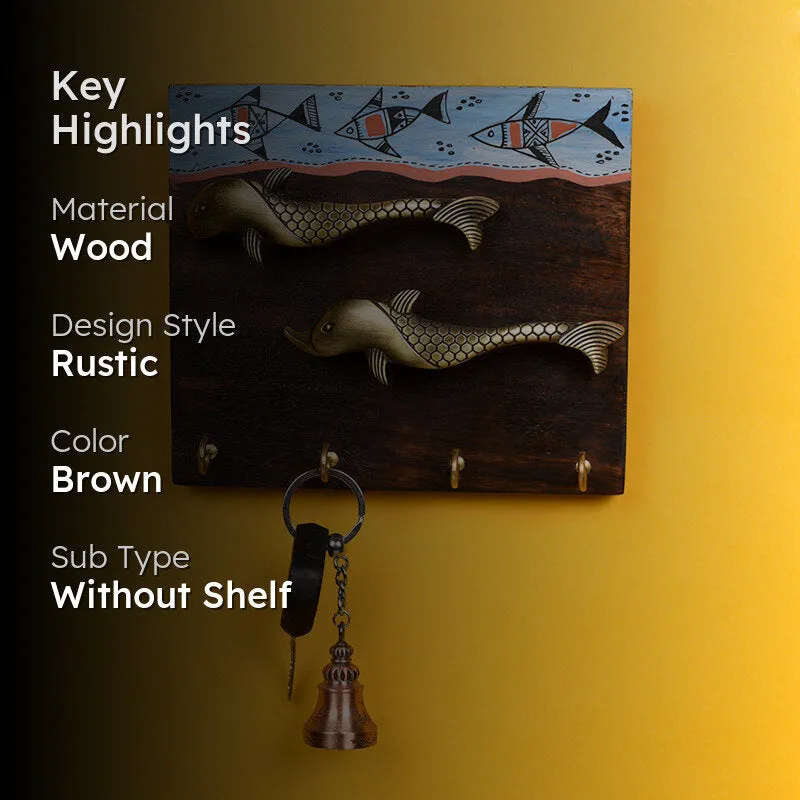 Machli Magic Handcrafted Tribal Key Holder media 2