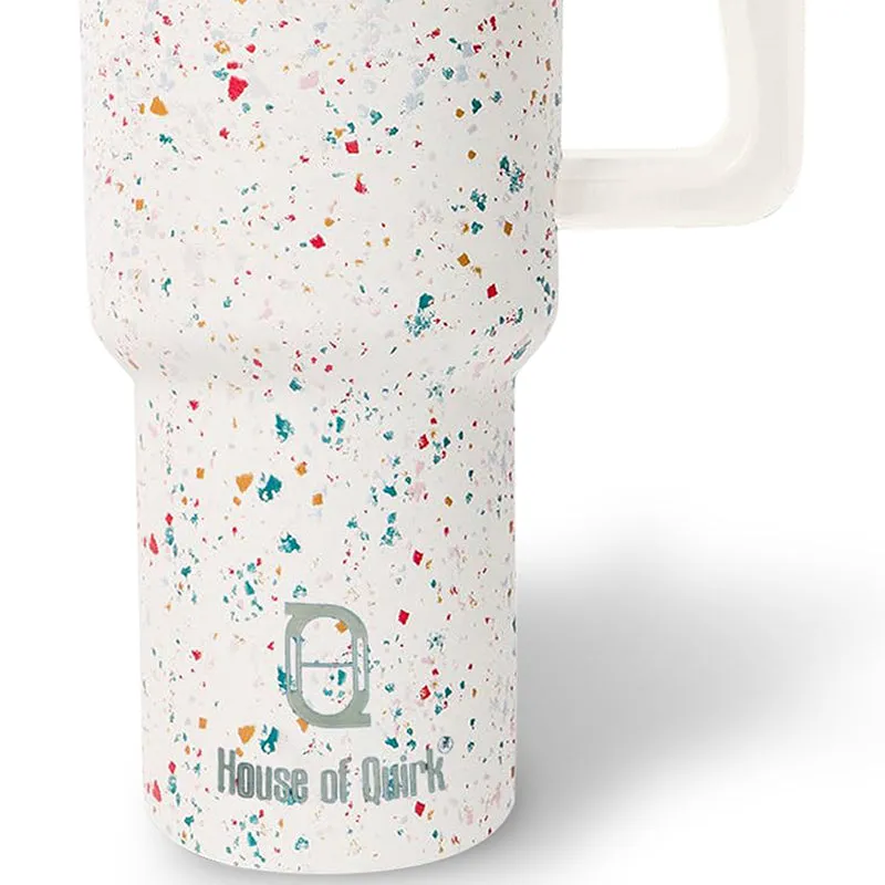 Pop Luxe Stainless Steel Tumbler (1200 ML) - White media 5