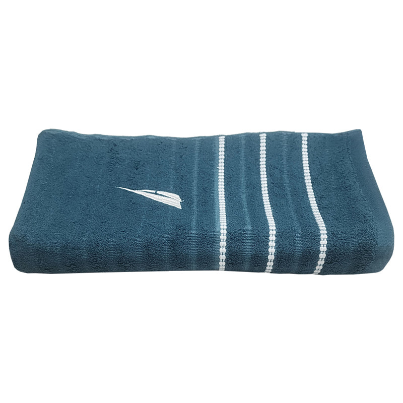 Nautica Oasis Stripe Bath Towel - Blue media 3