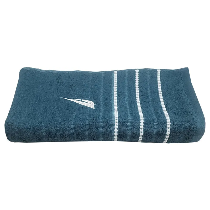 Nautica Oasis Stripe Bath Towel - Blue media 3