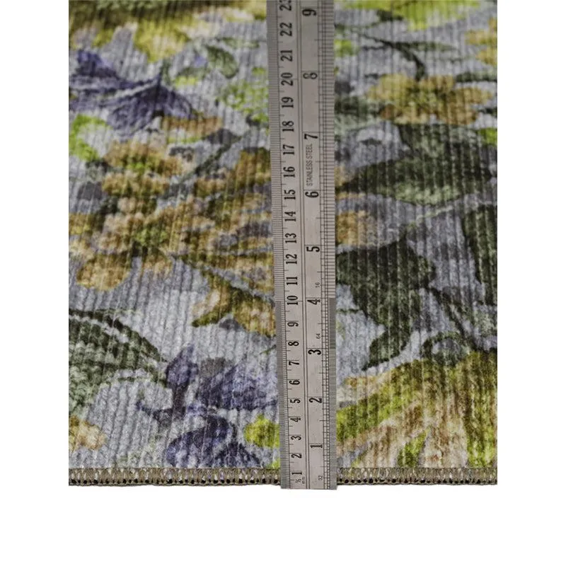Sumaya Floral Carpet - Grey media 8