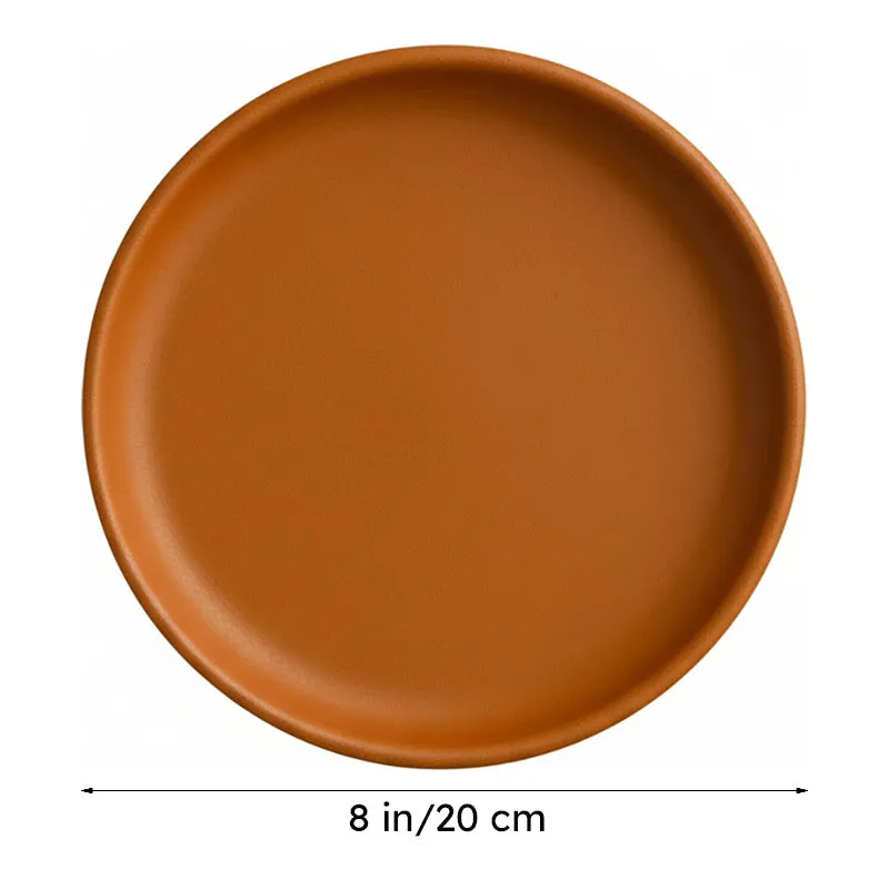 Terrya Handcrafted Terracotta Wall Plate - Set Of Twelve media 8