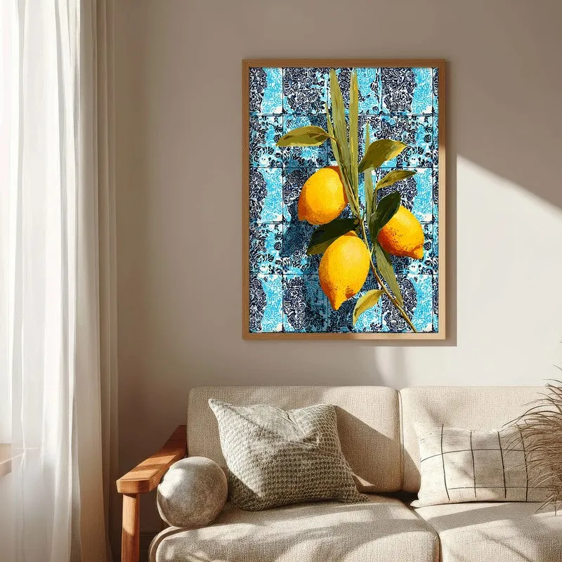 Vitamin Glow Canvas Wall Painting - Brown Frame media 6