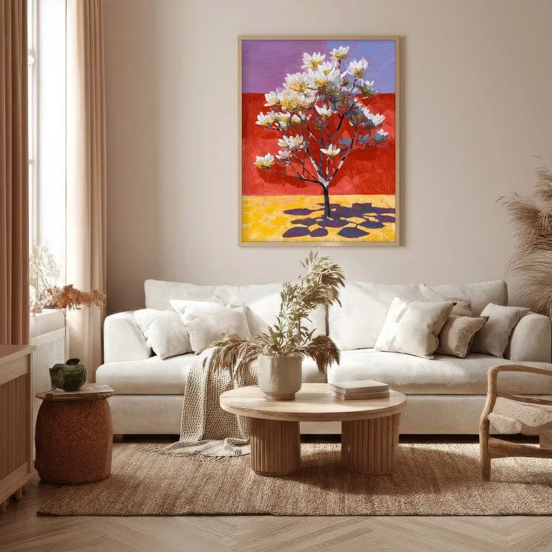 Elvane Canvas Wall Painting With Brown Frame media 5