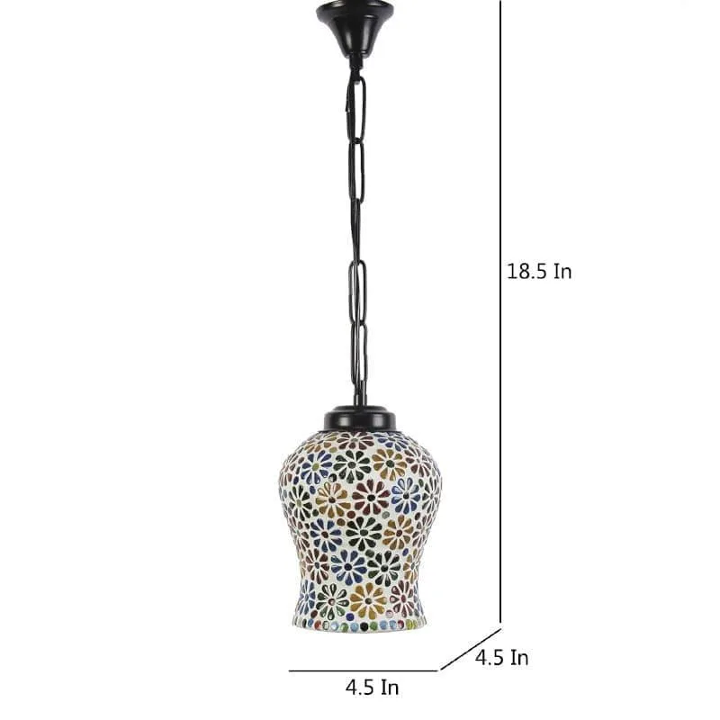 Blossom Bunch Glass Ceiling Lamp media 4