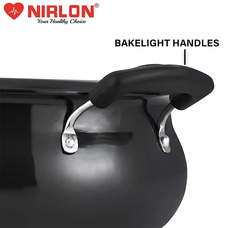 Nirlon Hard Anodized Handi - 2200 mL/7 Inches media 6