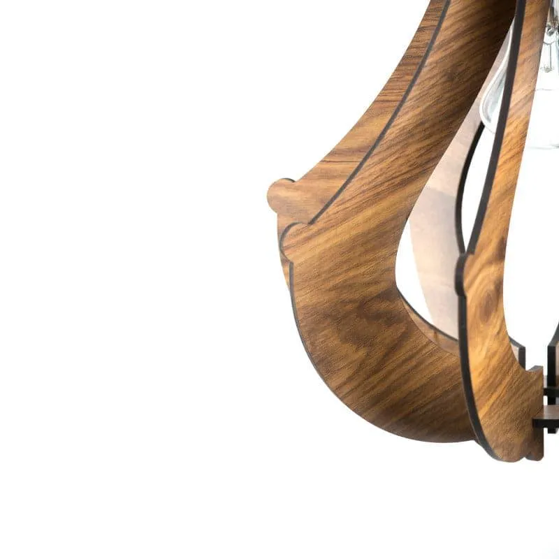 Flora Fuse Wooden Ceiling Lamp media 7