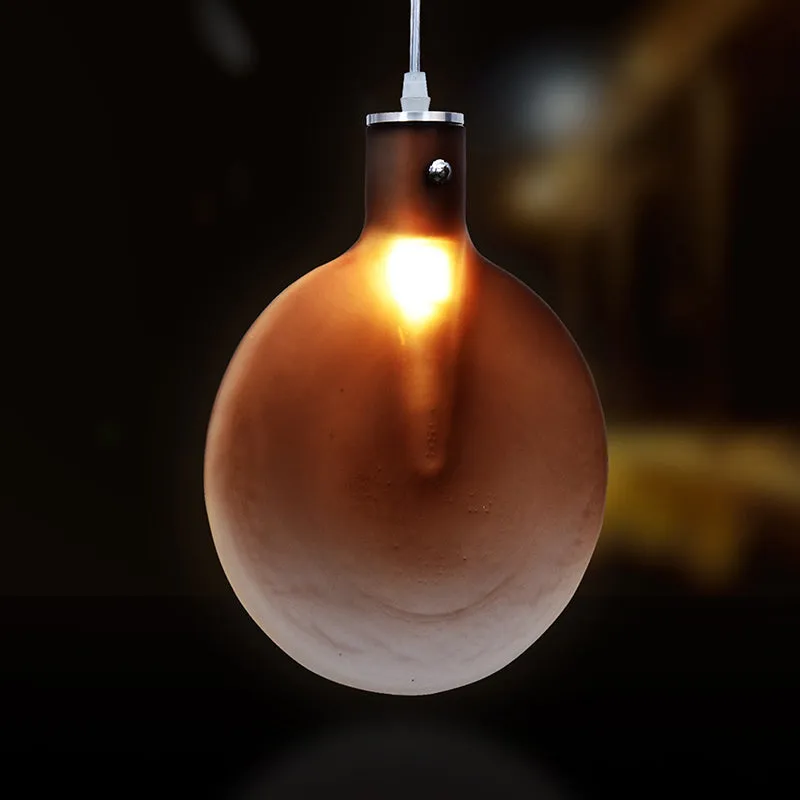 Idyll Glass Ceiling Lamp - Brown media 1