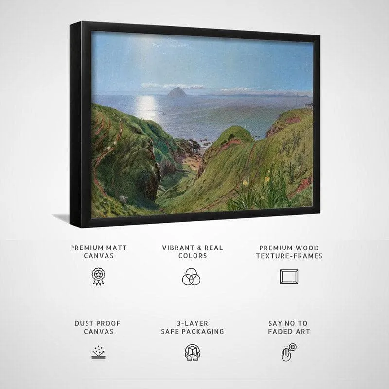 A Bright Day Canvas Wall Painting - Black Frame media 6