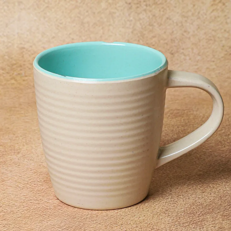 Brew Melamine Coffee Mug (250 mL Each/Beige) - Set of Two media 5