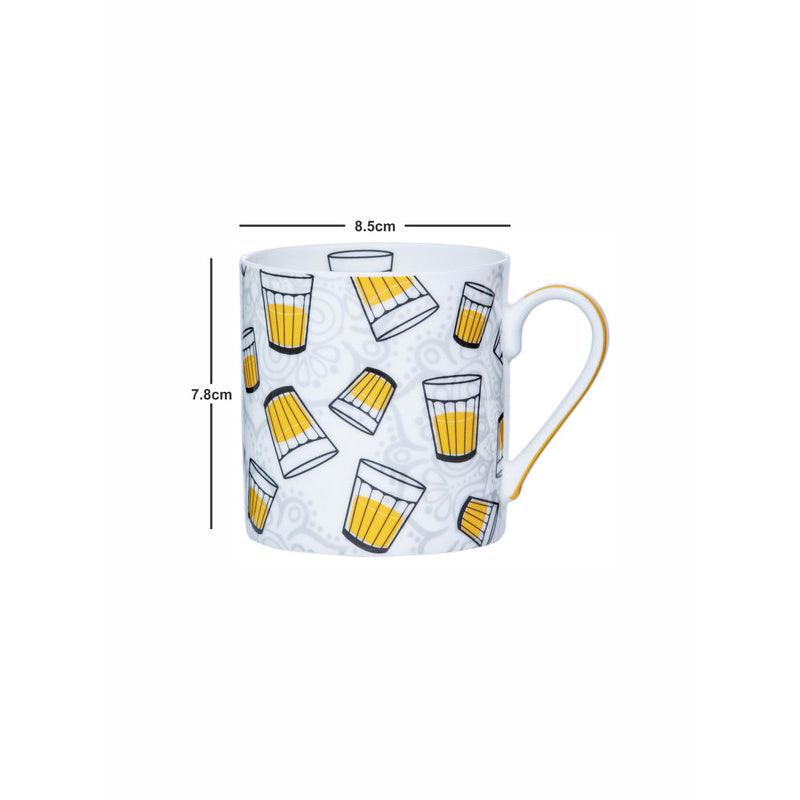 Chai Bone China Coffee Mug (320 mL Each) - Set of Two media 4