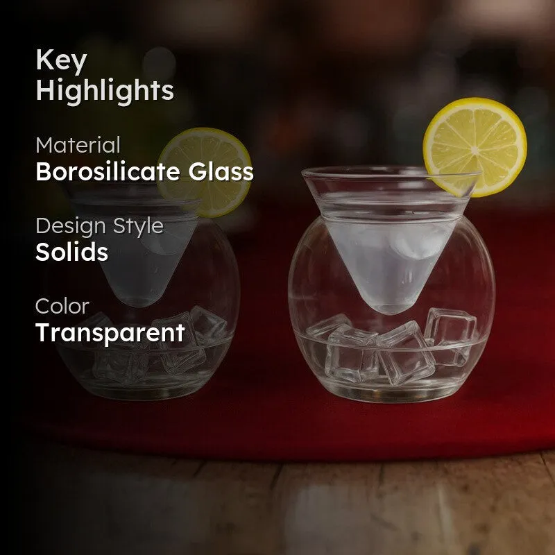 Rose Bloom Cocktail Glasses(160 mL) - Set Of Two media 2